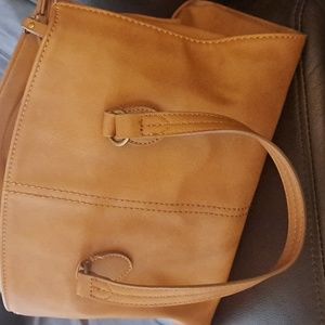 Universal Thread Goods & Co. Tan bag.